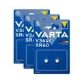 3x 2er Blister Varta Knopfzelle Silver Oxide V364 SR60 1,55 V Batterien 364