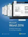 Microsoft Word 2016 - Schritt für Schritt (Microsoft Pre... | Buch | Zustand gut