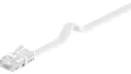 4040849951923 CAT 6Płaska Kabel połączeniowy,U/UTP, Biały - Długość kabla 1.5 m