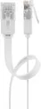 Goobay™ CAT 6 Flach-Patchkabel, U/UTP, weiß, 1,5 m