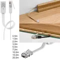 Netzwerkkabel Flachkabel ultraflach dünn Patchkabel LAN Kabel bis 0,5m bis 20m