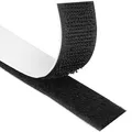 Klettband Selbstklebend 8m Doppelseitig Klettverschluss 20mm Schwarz
