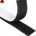 Blooven Klettband Selbstklebend 8 Meter Extra Stark, Doppelseitig Klebende mit