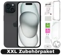 Apple iPhone 15 - 128GB - Schwarz Spacegrau - XXL Set - Zustand: SEHR GUT