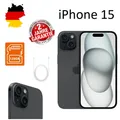 NEU Apple iPhone 15 - 128GB - Schwarz (Ohne Simlock) ✔️ 24 Monate Garantie ✔️OVP