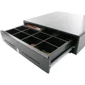 ARTDEV AC-4100 Kassenschublade, 41 x 42 cm, 6 Schein- und 8 Münzfächer, elektrisch über RJ12