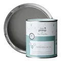 MissPompadour Kreidefarbe für Möbel Grau & Achtsam 750ml - Holzfarbe, Holzlack matt innen - Möbellack, Möbelfarbe ohne Schleifen - Kreidefarbe für Holz, Metall, Kunststoff - LittlePomp