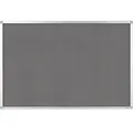 Viking Pinnwand Nicht magnetisch Wandmontage Filz 120 (B) x 0,81 (T) x 90 (H) cm Aluminium Grau