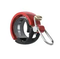 Knog Fahrradklingel Knog Fahrradklingel Oi Luxe klein 22.2mm schwarz rot