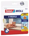tesa Dichtungsbänder P-Profil 9 mm x 6 m weiß 05390-00100-00