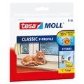 Tesa - Dichtungsstreifen moll® P-Profilgummi 6mx9mm weiß