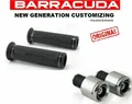 Handgriffe Basic Ring + Gegengewichte für Motorrad Roller Maxi Malaguti Mash MBK
