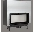 Kratki Kamineinsätze Kamineinsatz aus Stahl NADIA 14 kW Ø 200 mit Schiebetür, 14,00 kW, Dauerbrand