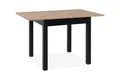 Finori Esstisch in Artisan Eiche. Abmessungen (BxHxT) 80x76,5x80 cm