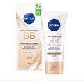 Nivea Tagescreme BB 5in1 Tagespflege, Hell, LSF 15, gegen Hautalterung, mit Bio Jojoba-Öl, alle Hauttypen, 50 ml