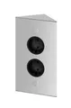 THEBO 2-fach Energie-Ecksäule ST 3007-2 in Aluminium / Ecksteckdosen / Steckd...