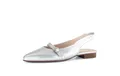 Gabor Damen Slingpumps, Frauen Absatzschuhe,high Heels,Heels,hochhackige Schuhe,stoeckelschuhe,Ausgehschuhe,Abendschuhe,Silber,38.5 EU / 5.5 UK
