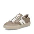 Rieker Damen Low-Top Sneaker L5903, Frauen Halbschuhe,Sportschuhe,Freizeitschuhe,Turnschuhe,Laufschuhe,straßenschuhe,beige (20),40 EU / 6.5 UK