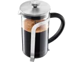 TCHIBO 800 ml French Press Silber Kanne: Borosilikatglas , Gestell: Edelstahl 18/10, Henkel und innerer Teil Deckel: Polypropylen