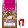EUKANUBA Puppy&Junior Small/Medium getreidefrei 3kg + Überraschung für den Hund
