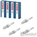 4x BOSCH PLATINUM ZÜNDKERZEN 0 242 236 653 passend für 4-ZYLINDER BMW 5 X1 X3