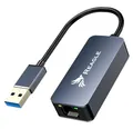 Reagle 2.5G USB A auf RJ45 Ethernet Adapter 2500 Mbps LAN Netzwerkadapter mit Aluminiumgehäuse LED Anzeige Plug and Play für Windows Mac OS