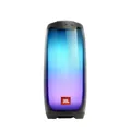 JBL Pulse 4 - Schwarz – Wasserdichter Bluetooth-Lautsprecher mit 360-Grad-Beleuchtung – Bis zu 12 Stunden Akkulaufzeit mit einer Ladung – Kabelloses Musikstreaming
