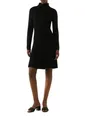 comma Strickkleid mit Rippstruktur