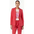Comma Blusenblazer Elastischer, taillierter Blazer aus Viskosemix Logo 36