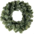 Creative Home Künstlicher Tannenkranz 35cm Weihnachtskranz Grün Haustür Deko