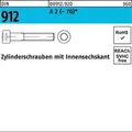 No Brand - Din 912/iso 4762 Zylinderkopf-schaftschraube M8x75 Edelstahl A2 70 Blank Innensechskant 200 Stk