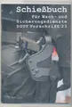 SCHIEßBUCH für Wach- und Sicherungsdienste + Schutzhülle nach DGUV 23 - DIN A6