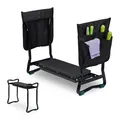 Kniebank Gartenarbeitshocker Klappbare Kniehilfe Faltbarer Hocker 2 Taschen