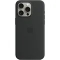 iPhone 15 Pro Max Silicone Case with MagSafe - Black - Schwarz