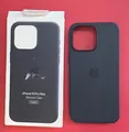 Original Apple Silikon Case MagSafe iPhone 15 Pro Max MT1M3ZM/A Schwarz NeuOffen