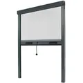 Insektenschutzrollo Für Fenster B 800 Mm X H 1300 Mm - Aluminium - Anthrazitgrau Ral 7016 - Zuschneidbar