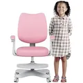Mark Adler Junior 4.6 Pink | Kinder Schreibtischstuhl Ergonomischer Kinderdrehstuhl | Fußablage | Sitztiefe einstellen | Verstellbare Armlehnen - Rosa