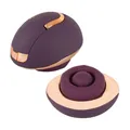 Luxus Auflege-Vibrator mit Haltering + rotierende Massagekugeln Klitoris Sextoy