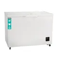 Gorenje FH30DAW Gefriertruhe mit Rollen, 111,4cm Breite, 297 Liter, Gefrierschutz unten -15℃, Elek, Kontrolle, Inverter, Sicherheitsschloss, FastFreeze, BxHxT: 111,4×84,7×63 cm, Weiß