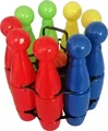 Kegelspiel-Set für Kinder – 9 Kegel & 2 Bälle – Inkl. Tragegestell – Indoor & Ou