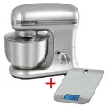PROFICOOK Knetmaschine PC-KM 1222 W si/eds Küchenmaschine 501222 Knetmaschine