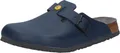 Birkenstock Boston ESD Pantolette blau normale Weite Gr. 48