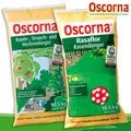 Oscorna® Set: Rasaflor Rasendünger + Baum-, Strauch- & Heckendünger (je 10,5 kg)