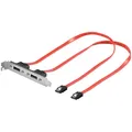SATA zu e-SATA Slot blech 2-PORT Adapter für externe Geräte esata Buchse Bracket