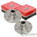 2x MAPCO RADNABE HINTEN VORNE passend für FIAT 500 BRAVA BRAVO CINQUECENTO IDEA