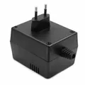 Netzteil-/Steckergehäuse mit Lüftungsschlitzen unbearbeitet 82x64x55mm schwarz