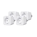 LEDVANCE Smarte schaltbare Steckdose mit Bluetooth, für die Steuerung Geräte im Smart Home, steuerbar mit Alexa, Google Home u. Apple HomeKit, SMART+ BT PLUG, 4er-Pack Max 3680W || 16A|| 230V-50Hz