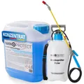 Nanoprotect Steinreiniger 5 kg inkl. Drucksprüher | Für Haus, Hof und Garten