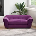 vidaXL Hundesofa Burgunderrot 72x45x30 cm Plüsch