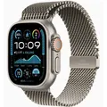 Apple Watch Ultra 2 Natur mit Milanaise-Armband Small Natur